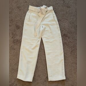 Wilfred Tie Front pants in Silver birch